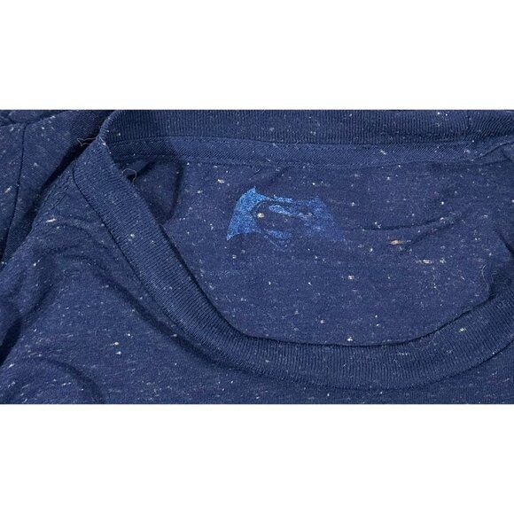 Batman V Superman Dawn of Justice Navy Graphic T-Shirt Mens Size XL Cotton Blend - Picture 6 of 6